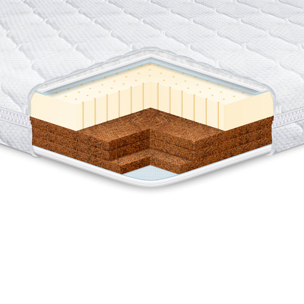 Дитячий матрац Eurosleep KIDDY COCOS-LATEX 3+3