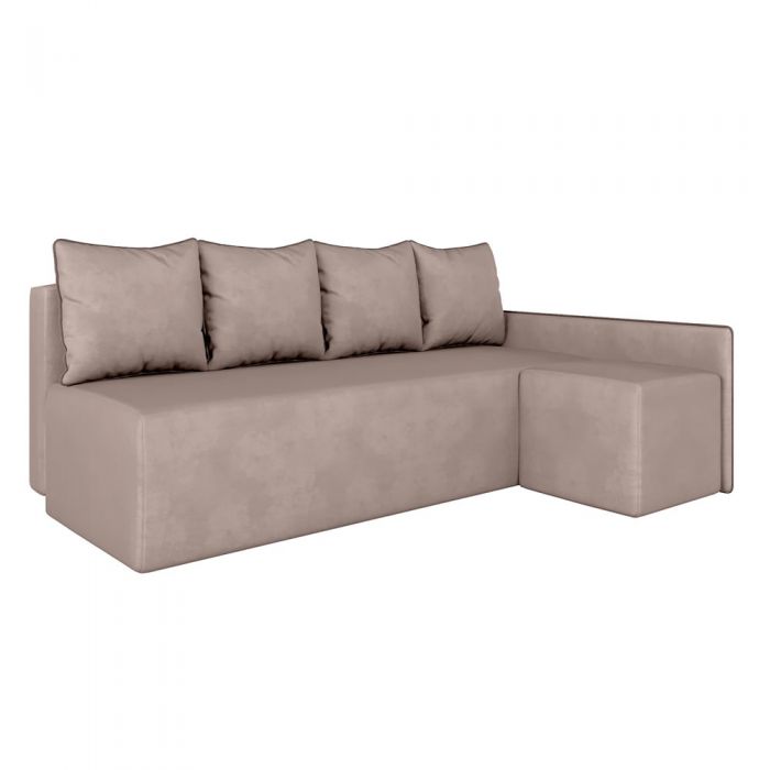 Кутовий диван ортопедичний iSmart MORRO Maxi єврокнижка 205x149 см (матрац Lux) бежевий Laura 5