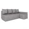 Кутовий диван ортопедичний iSmart MORRO єврокнижка 198x140 см (матрац Pocket spring) сірий Laura 33
